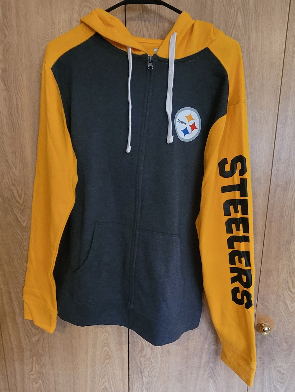 Fanatics Pittsburgh Steelers Black & Gold Full-Zip Hoodie